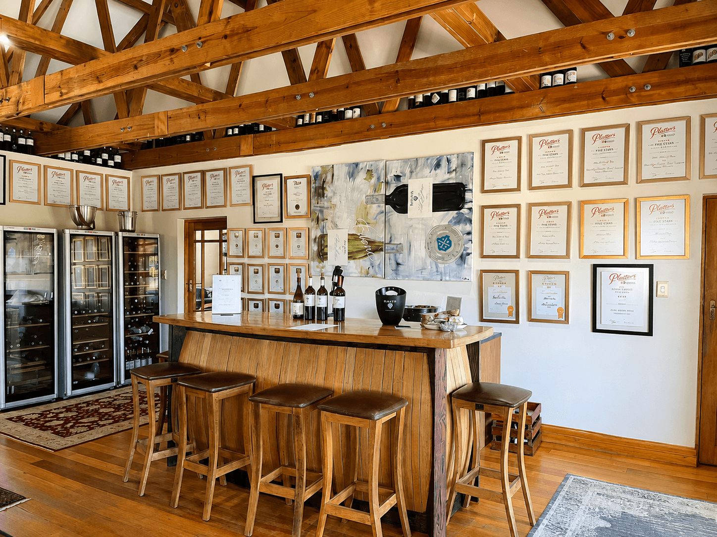 Cape Winelands vineyard panorama